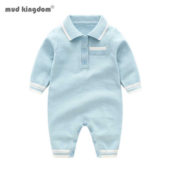 mudkingdom baby boys girls sweater rompers autumn long sleeve lapel cotton knitted infant jumpsuit clothes 210615, Blue
mudkingdom baby boys girls sweater rompers autumn long sleeve lapel cotton knitted infant jumpsuit clothes 210615, Blue