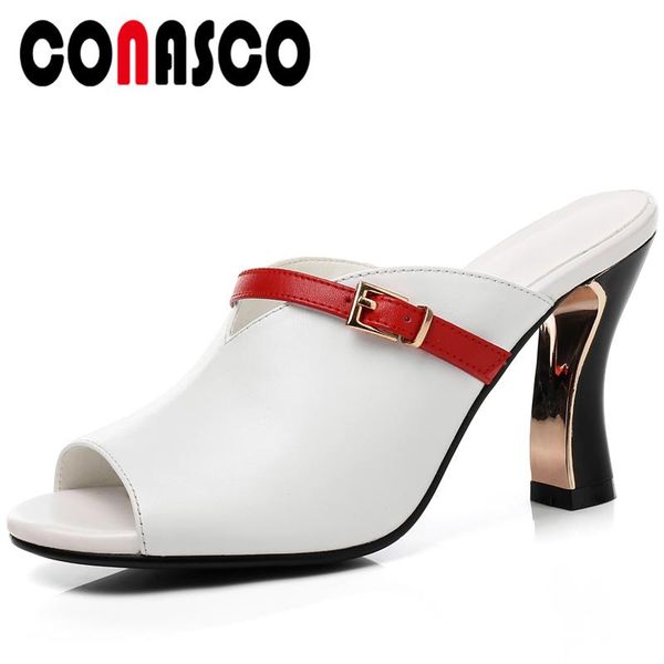 summer genuine leather women sandals slippers pumps high heels fashion concise narrow band party casual shoes woman, Black
summer genuine leather women sandals slippers pumps high heels fashion concise narrow band party casual shoes woman, Black