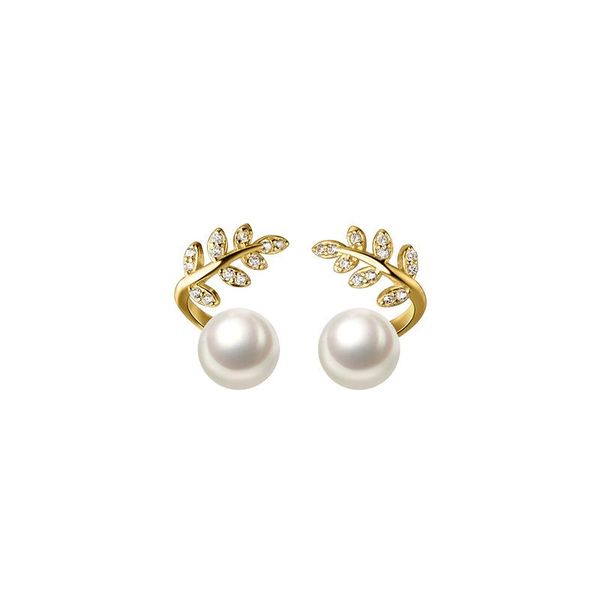 stud 18k gold authentic real. 925 sterling silver fine jewelry freshwater pearl &olive branch of leaf cz set earrings c-g9363, Golden;silver
stud 18k gold authentic real. 925 sterling silver fine jewelry freshwater pearl &olive branch of leaf cz set earrings c-g9363, Golden;silver