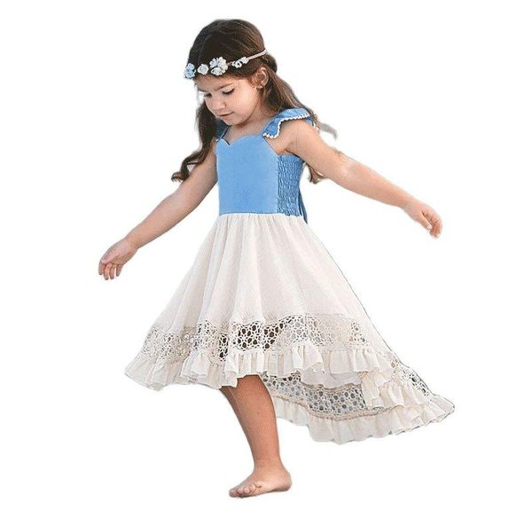 girl's dresses girls clothes summer princess flying sleeve kids dress party children clothing 1-5y, Red;yellow
girl's dresses girls clothes summer princess flying sleeve kids dress party children clothing 1-5y, Red;yellow