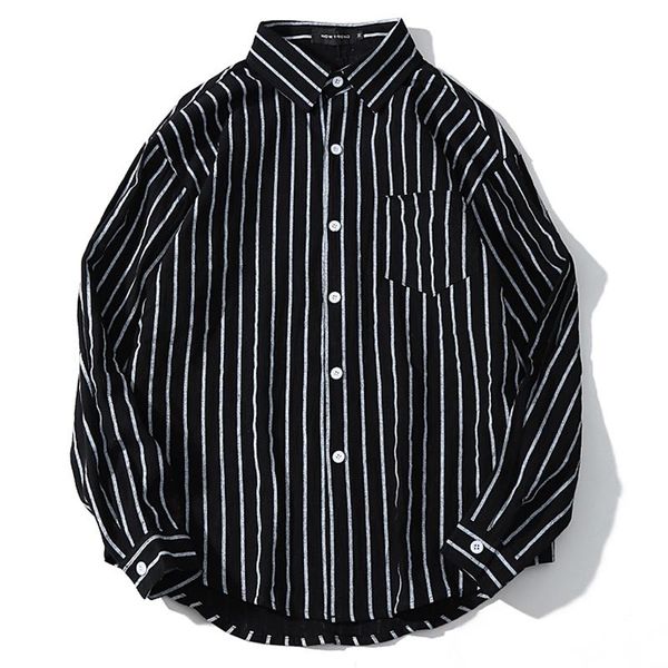 men's casual shirts classic shirt large size s-7xl 8xl men work striped / twill with long sleeves, White;black
men's casual shirts classic shirt large size s-7xl 8xl men work striped / twill with long sleeves, White;black