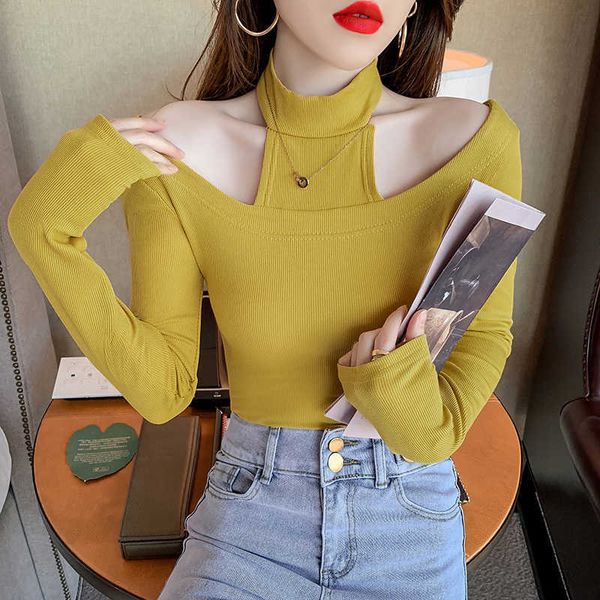 slash neck t shirt women cotton elastic basic t-shirts female long sleeve halter t-shirt women black yellow 2012 210604, White
slash neck t shirt women cotton elastic basic t-shirts female long sleeve halter t-shirt women black yellow 2012 210604, White