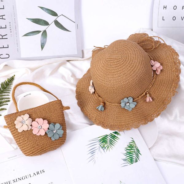 korean summer children's straw hat bag girl sunshade fisherman's hat baby beach sun flower tide, Yellow
korean summer children's straw hat bag girl sunshade fisherman's hat baby beach sun flower tide, Yellow