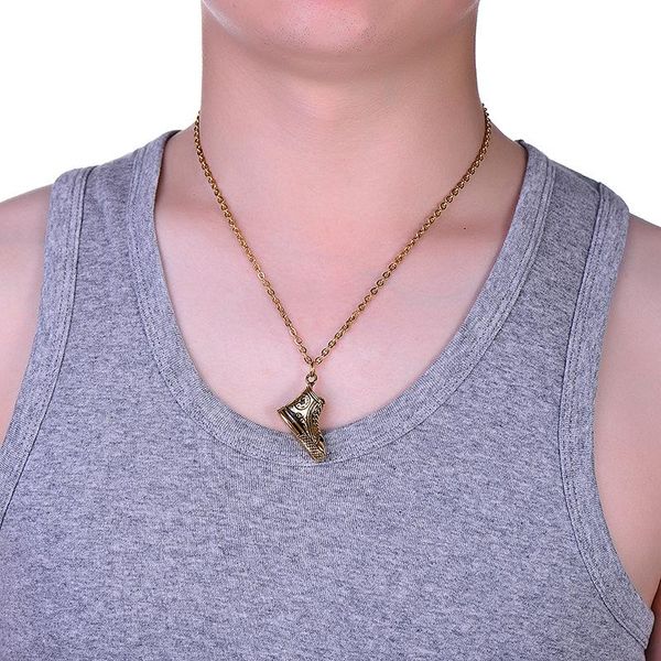 pendant necklaces hip hop jewelry gold color stainless steel shoe for women men gift cool sport arrivals, Silver
pendant necklaces hip hop jewelry gold color stainless steel shoe for women men gift cool sport arrivals, Silver