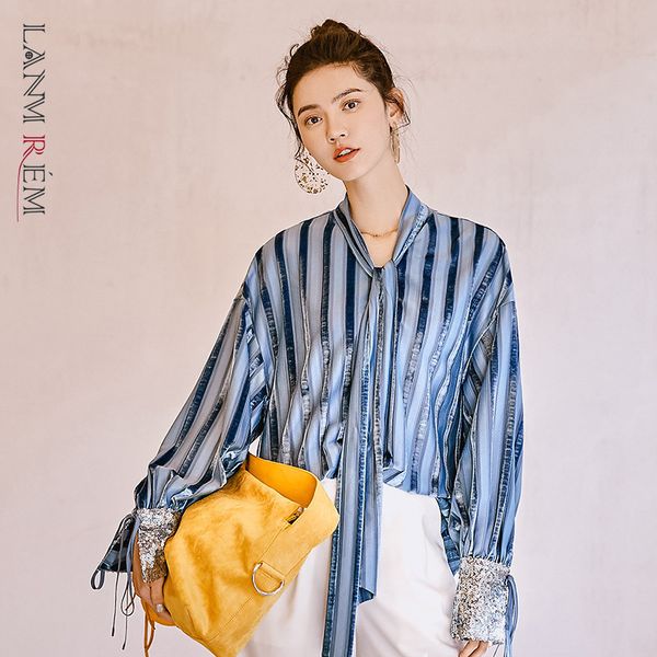 spring blouse split joint striped shirt for women fashion loose design ladies streetwear yj049 210507, White
spring blouse split joint striped shirt for women fashion loose design ladies streetwear yj049 210507, White