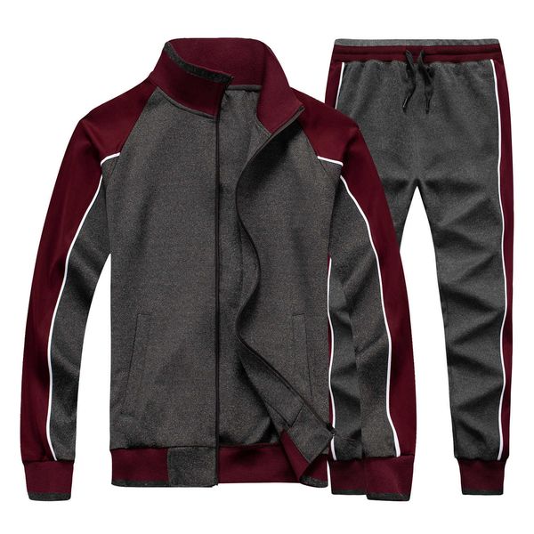 men's sportswear casual spring tracksuit men two pieces sets stand collar jackets sweatshirt pants joggers track suit running 210603, Gray
men's sportswear casual spring tracksuit men two pieces sets stand collar jackets sweatshirt pants joggers track suit running 210603, Gray