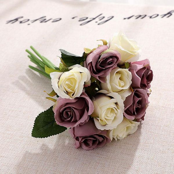 decorative flowers & wreaths simulation 12 small roses high-grade silk cloth fake bride wedding pography diy holding bouquet artificial
decorative flowers & wreaths simulation 12 small roses high-grade silk cloth fake bride wedding pography diy holding bouquet artificial