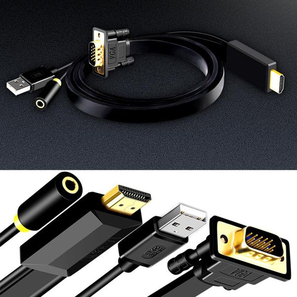 audio cables & connectors drop 1m to vga cable 1080p high definition adapter with jack usb interface
audio cables & connectors drop 1m to vga cable 1080p high definition adapter with jack usb interface