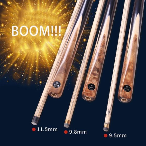 updated hy cuppa snooker cue stick 9.5mm 9.8mm 11.5mm tip case set billiard cues