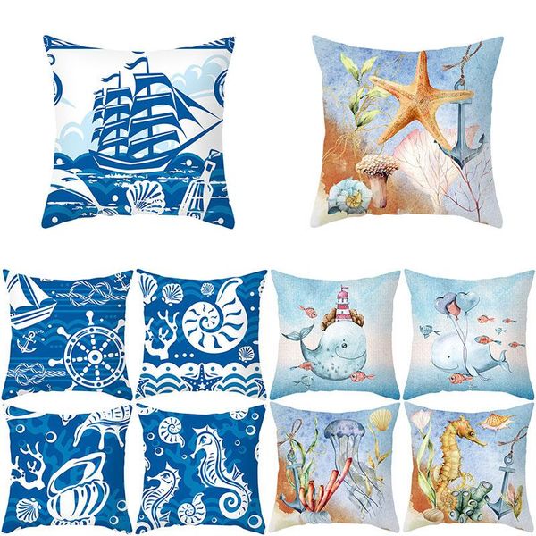 pillow case marine life coral conch hippocampus print cushion cover sofa throw square pillowcases home decro
pillow case marine life coral conch hippocampus print cushion cover sofa throw square pillowcases home decro
