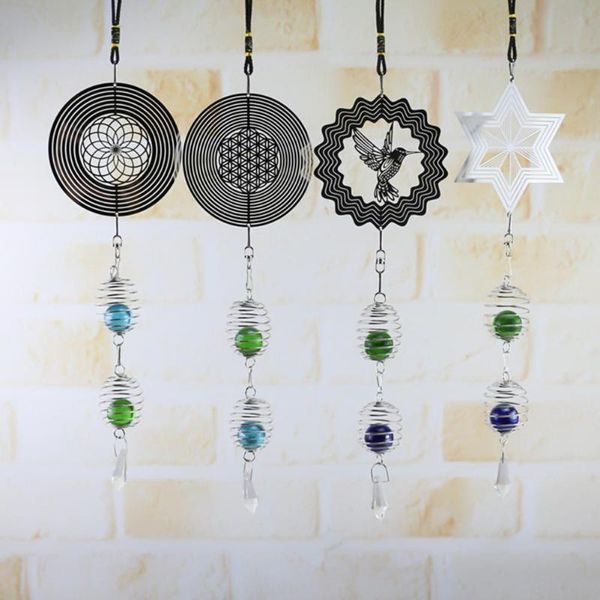 decorative objects & figurines retro metal hanging wind chime ornament pendant craft chimes decorations with spiral tail ball wall decor
decorative objects & figurines retro metal hanging wind chime ornament pendant craft chimes decorations with spiral tail ball wall decor