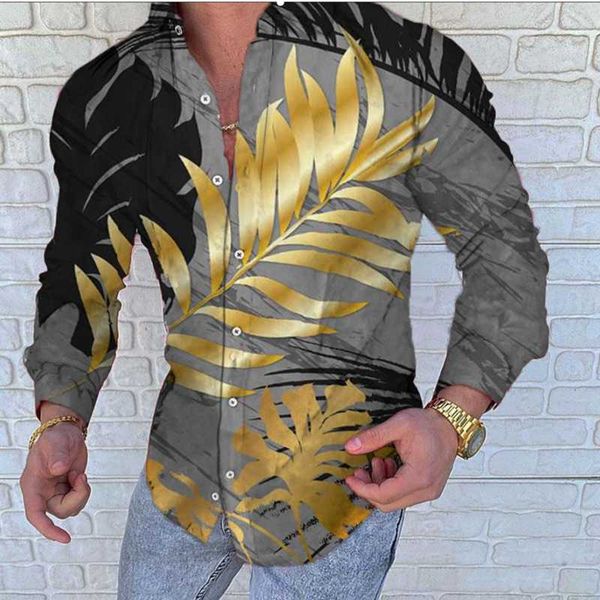 men's casual shirts luxury royal golden long sleeve shirt men leaf print camisa social masculina manga longa prom party, White;black
men's casual shirts luxury royal golden long sleeve shirt men leaf print camisa social masculina manga longa prom party, White;black