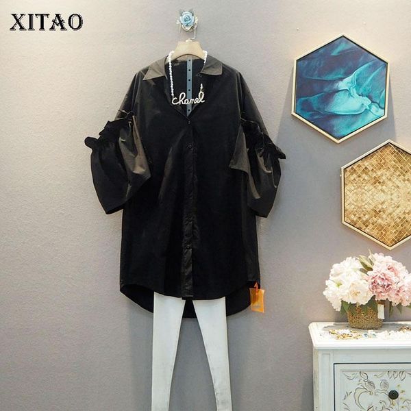 women's blouses & shirts xitao patchwork shirt women 2021 summer casual fashion temperament goddess fan turn down collar butterfly slee, White
women's blouses & shirts xitao patchwork shirt women 2021 summer casual fashion temperament goddess fan turn down collar butterfly slee, White