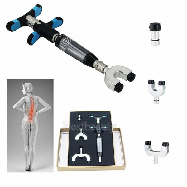 other massage items manual chiropractic gun stainless steel 6 levels 3 heads therapy spine health care equipment
other massage items manual chiropractic gun stainless steel 6 levels 3 heads therapy spine health care equipment