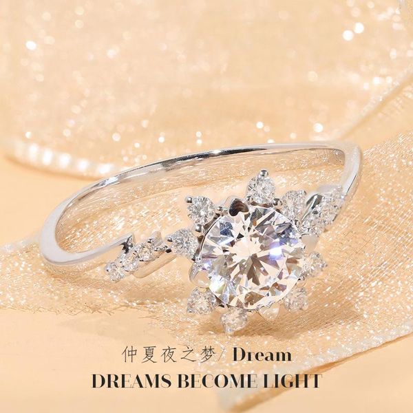 wedding rings style s925 sterling silver mozambique diamond ring 2 carat a midsummer night's dream girl, Slivery;golden
wedding rings style s925 sterling silver mozambique diamond ring 2 carat a midsummer night's dream girl, Slivery;golden