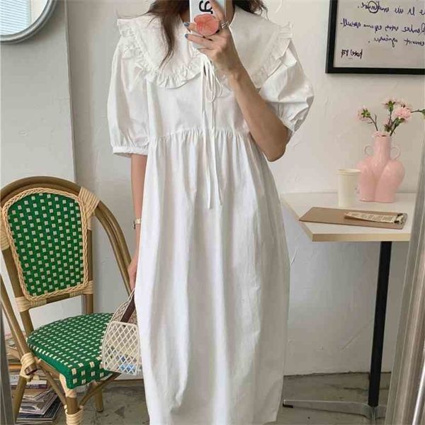 streetwear ruffles gentle brief solid sweet lace-up girls retro prom loose stylish femme long dress vestidos 210525, Black;gray
streetwear ruffles gentle brief solid sweet lace-up girls retro prom loose stylish femme long dress vestidos 210525, Black;gray