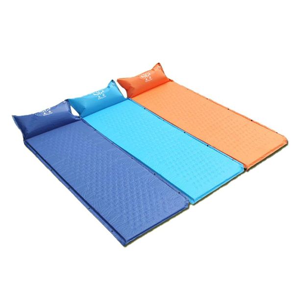 outdoor pads single camping picnic inflatable mattress soft tent bed cushion folding sleep waterproof mat pad with pillow
outdoor pads single camping picnic inflatable mattress soft tent bed cushion folding sleep waterproof mat pad with pillow