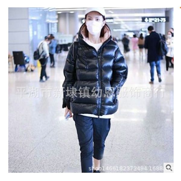 2020 winter new diagonal pull hooded cloak thickened zipper down jacket women's coat, Black
2020 winter new diagonal pull hooded cloak thickened zipper down jacket women's coat, Black