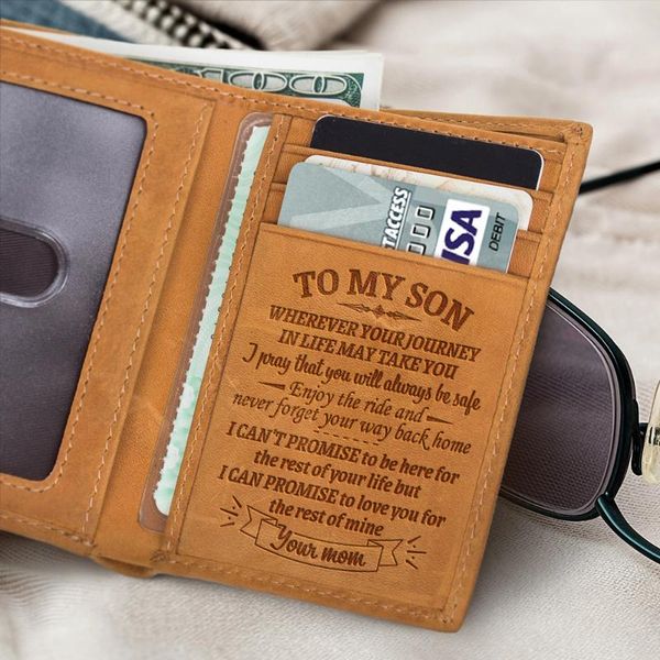 wallets engraved trifold wallet gift to my son/man/husband first grain cowhide leather durable for men nyz shop, Red;black
wallets engraved trifold wallet gift to my son/man/husband first grain cowhide leather durable for men nyz shop, Red;black
