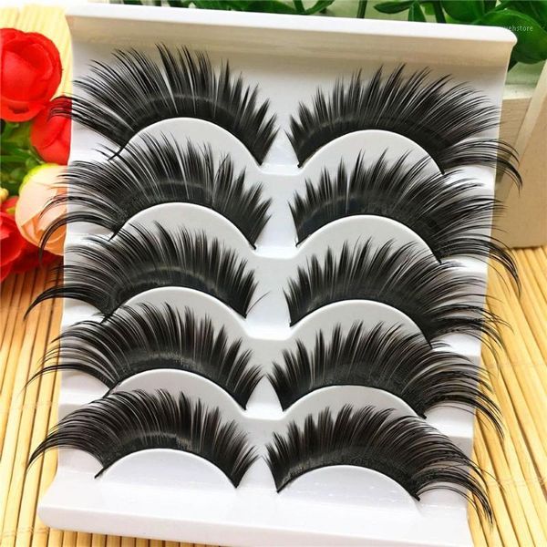 5pairs/set charming black false eyelashes very exaggerated thick long eye lashes daily & party makeup extension tools1
5pairs/set charming black false eyelashes very exaggerated thick long eye lashes daily & party makeup extension tools1