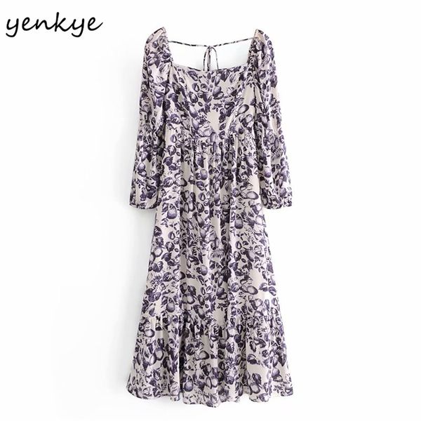 vintage ink print summer dress elegant women square neck long sleeve a-line midi holiday robe femme 210514, Black;gray
vintage ink print summer dress elegant women square neck long sleeve a-line midi holiday robe femme 210514, Black;gray