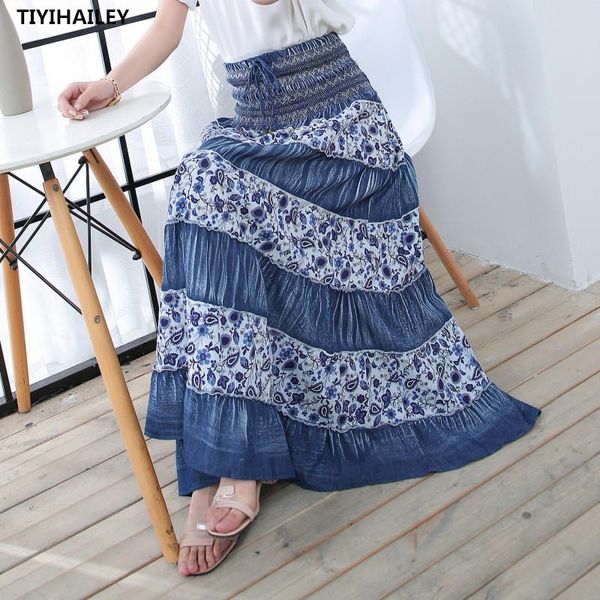 skirts tiyihailey 2021 fashion long maxi a-line women high waist summer denim cotton thin print spring, Black
skirts tiyihailey 2021 fashion long maxi a-line women high waist summer denim cotton thin print spring, Black
