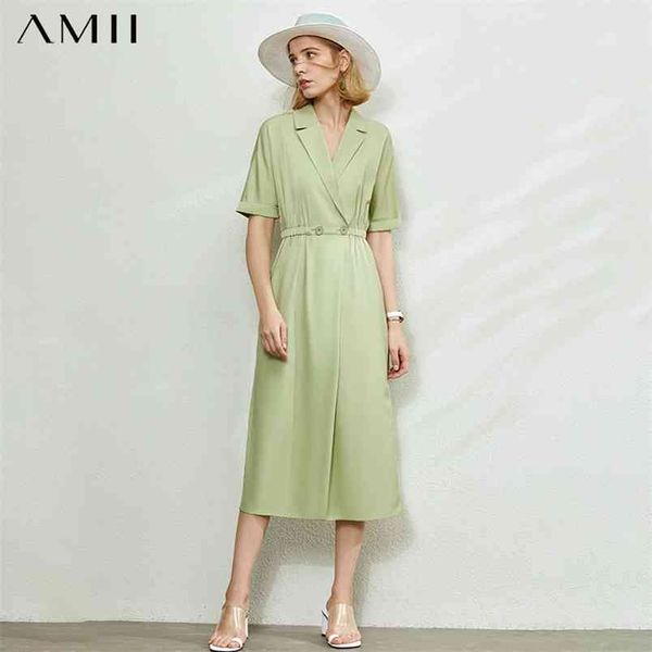 minimalism spring summer fashion lapel solid women dress causal elastic waist half sleeve calf-length female 1076 210527, Black;gray
minimalism spring summer fashion lapel solid women dress causal elastic waist half sleeve calf-length female 1076 210527, Black;gray