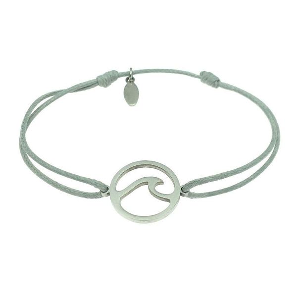 link, chain waves pendant stainless steel adjustable rope bracelets are sellers, Black
link, chain waves pendant stainless steel adjustable rope bracelets are sellers, Black