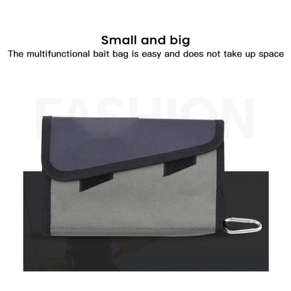 fishing accessories 1pc removable wear-resisting oxford cloth material bait bag 6 separate transparent gear storage
fishing accessories 1pc removable wear-resisting oxford cloth material bait bag 6 separate transparent gear storage