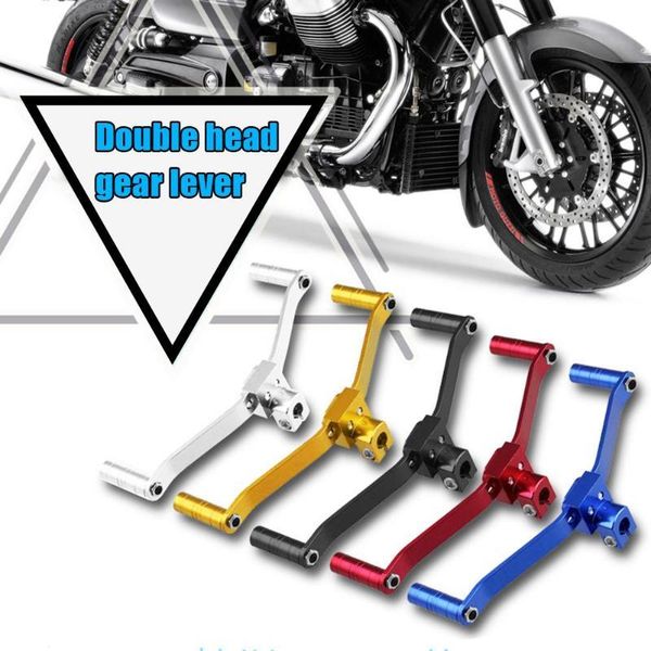 motorcycle brakes dual head aluminum gear shift lever motocross motorbike parts 
motorcycle brakes dual head aluminum gear shift lever motocross motorbike parts