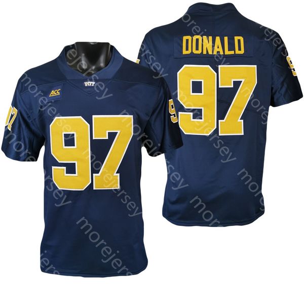 ncaa college pittsburgh panthers football jersey aaron donald navy size s-3xl all stitched embroidery, Black 
ncaa college pittsburgh panthers football jersey aaron donald navy size s-3xl all stitched embroidery, Black