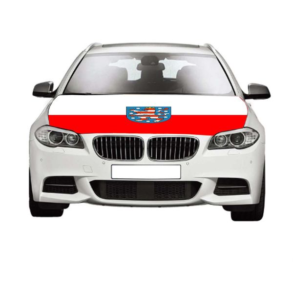 thueringen state flags car hood cover 3.3x5ft 100%polyester,engine elastic fabrics can be washed, car bonnet banner
thueringen state flags car hood cover 3.3x5ft 100%polyester,engine elastic fabrics can be washed, car bonnet banner