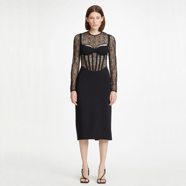 freight attacked black female lace sleeves wrapped in chest celebrity cocktail party dress bandage, Black;gray
freight attacked black female lace sleeves wrapped in chest celebrity cocktail party dress bandage, Black;gray