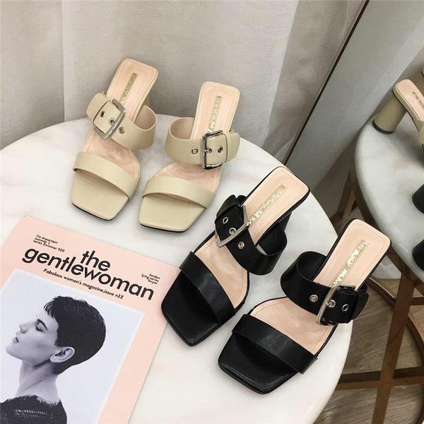 slippers 2021 brief shallow summer korean beige black block high heels shoes woman solid slides femme flip flops zapatos mujer
slippers 2021 brief shallow summer korean beige black block high heels shoes woman solid slides femme flip flops zapatos mujer