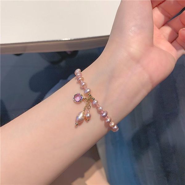 beaded, strands women's romantic pink freshwater pearls bracelet exquisite zirconia pendant hand chain for female charm bangle elegant, Black
beaded, strands women's romantic pink freshwater pearls bracelet exquisite zirconia pendant hand chain for female charm bangle elegant, Black