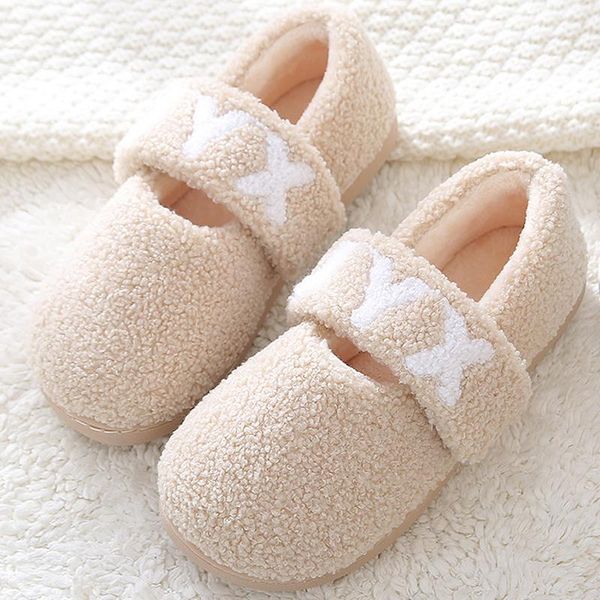 female slippers warm soft plush woman lovely brand home shoes slip-on massage womens, Black
female slippers warm soft plush woman lovely brand home shoes slip-on massage womens, Black