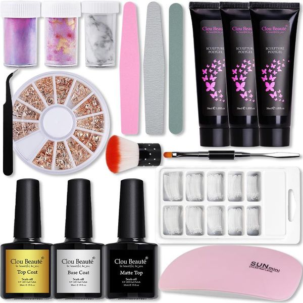 clou beaute extension glue gel tools set blooming stickers decorations diamond manicure accessories uv lamp polisher nail art kits
clou beaute extension glue gel tools set blooming stickers decorations diamond manicure accessories uv lamp polisher nail art kits