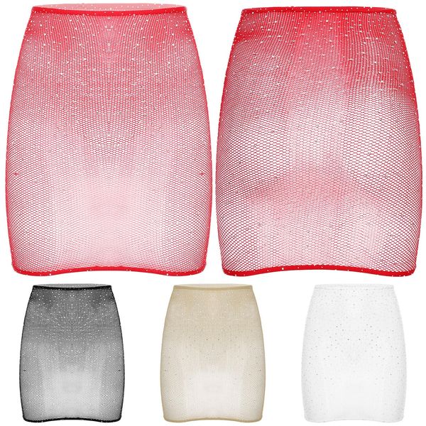 women mini skirts see through bodycon mesh half slip dress shiny rhinestones rave dance club miniskirts porno sheer skirt, Black;white
women mini skirts see through bodycon mesh half slip dress shiny rhinestones rave dance club miniskirts porno sheer skirt, Black;white