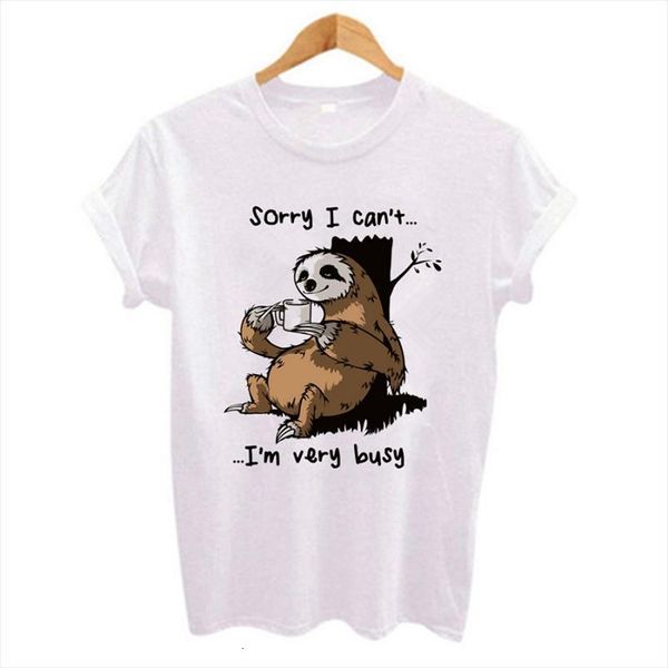 cartoon sloth print casual women t shirts short sleeve o neck cute style tumblr tshirts camiseta mujer drop, White
cartoon sloth print casual women t shirts short sleeve o neck cute style tumblr tshirts camiseta mujer drop, White