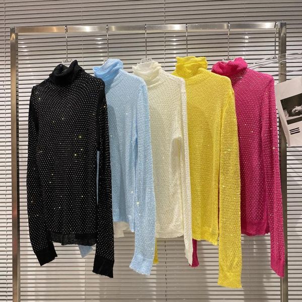 women's sweaters 2021 fall/winter gypsophila rhinestone color turtleneck mohair sweater bottoming shirt small woman, White;black
women's sweaters 2021 fall/winter gypsophila rhinestone color turtleneck mohair sweater bottoming shirt small woman, White;black