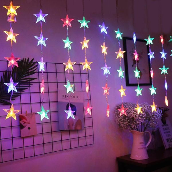 strings thrisdar 2.5m 10x5led full star icicle christmas led string light romantic curtain fairy party wedding
strings thrisdar 2.5m 10x5led full star icicle christmas led string light romantic curtain fairy party wedding