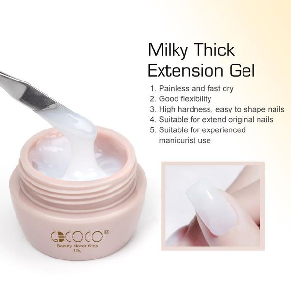 nail gel gdcoco 15ml jelly extension milky white clear color full coverage texture thick builder camouflage mixing, Red;pink
nail gel gdcoco 15ml jelly extension milky white clear color full coverage texture thick builder camouflage mixing, Red;pink