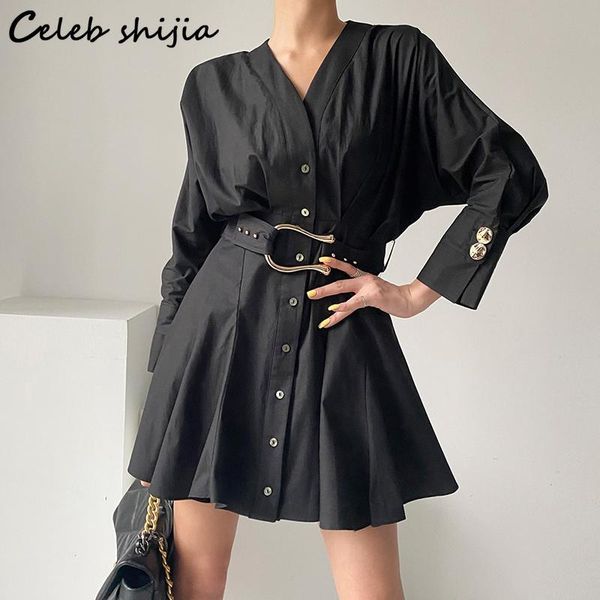 casual dresses chic single-breasted dress woman autumn winter black solid elegant mini bodycon female long-sleeve business street, Black;gray
casual dresses chic single-breasted dress woman autumn winter black solid elegant mini bodycon female long-sleeve business street, Black;gray