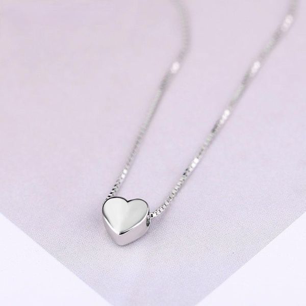 chains 2021 fashion minimalist smooth heart shaped pendant necklace silver color cute charm for women wholesale
chains 2021 fashion minimalist smooth heart shaped pendant necklace silver color cute charm for women wholesale