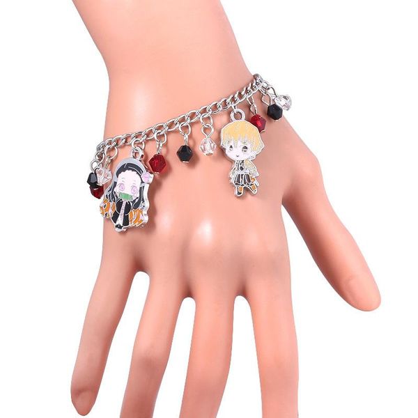 charm bracelets 2021creativity anime demon slayer hand catenary role play ghost blade bracelet kamado tanjirou fashion men's gift wrist, Golden;silver
charm bracelets 2021creativity anime demon slayer hand catenary role play ghost blade bracelet kamado tanjirou fashion men's gift wrist, Golden;silver