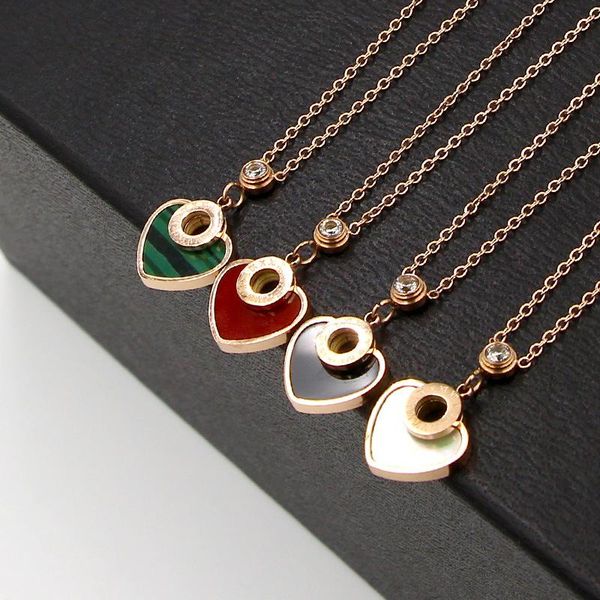 pendant necklaces fashion stainless steel crystal love heart roman numerals round circle women party wedding gift, Silver
pendant necklaces fashion stainless steel crystal love heart roman numerals round circle women party wedding gift, Silver