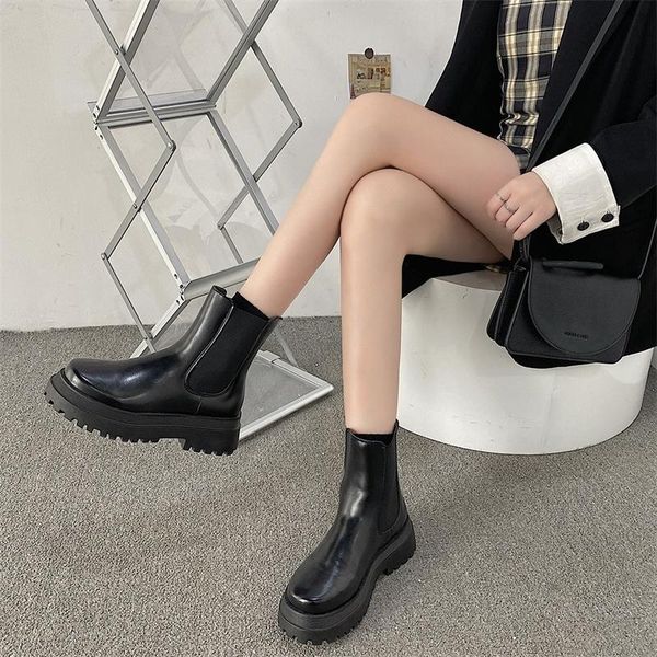 boots british style women's autumn and winter 2021 korean chic plush versatile thick soles to increase the trend of, Black
boots british style women's autumn and winter 2021 korean chic plush versatile thick soles to increase the trend of, Black