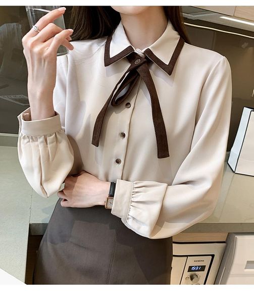 women's blouses & shirts 2021 w spring style blusas feminina vero 2xl plus size clothing office lady bowknot tunique femme, White
women's blouses & shirts 2021 w spring style blusas feminina vero 2xl plus size clothing office lady bowknot tunique femme, White