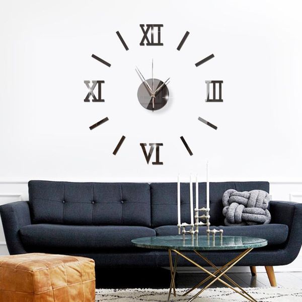 wall clock watch acrylic 3d mirror stickers silver self adhesive sticker clocks home decals for room decoration
wall clock watch acrylic 3d mirror stickers silver self adhesive sticker clocks home decals for room decoration