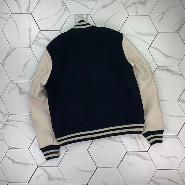 flocking leather jacket men embroidery jackets fashion oversized hip hop varsity baseball leather sleeve loose fit letterman coat outerwear, Black;brown
flocking leather jacket men embroidery jackets fashion oversized hip hop varsity baseball leather sleeve loose fit letterman coat outerwear, Black;brown